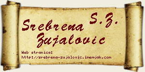 Srebrena Zujalović vizit kartica